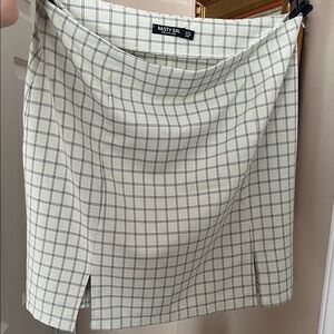 Nasty Gal Plaid Skirt